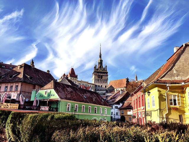 View to The Clock Tower | Sighisoara, ROMANIA